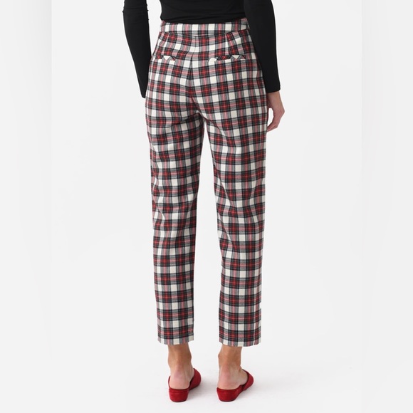 NWT Hunter Bell Melina Plaid Wool Pants 8 - Picture 5 of 12